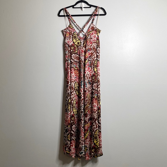 ZARA OVERSIZED FLORAL PRINTED MAXI DRESS - XS - Picture 8 of 9